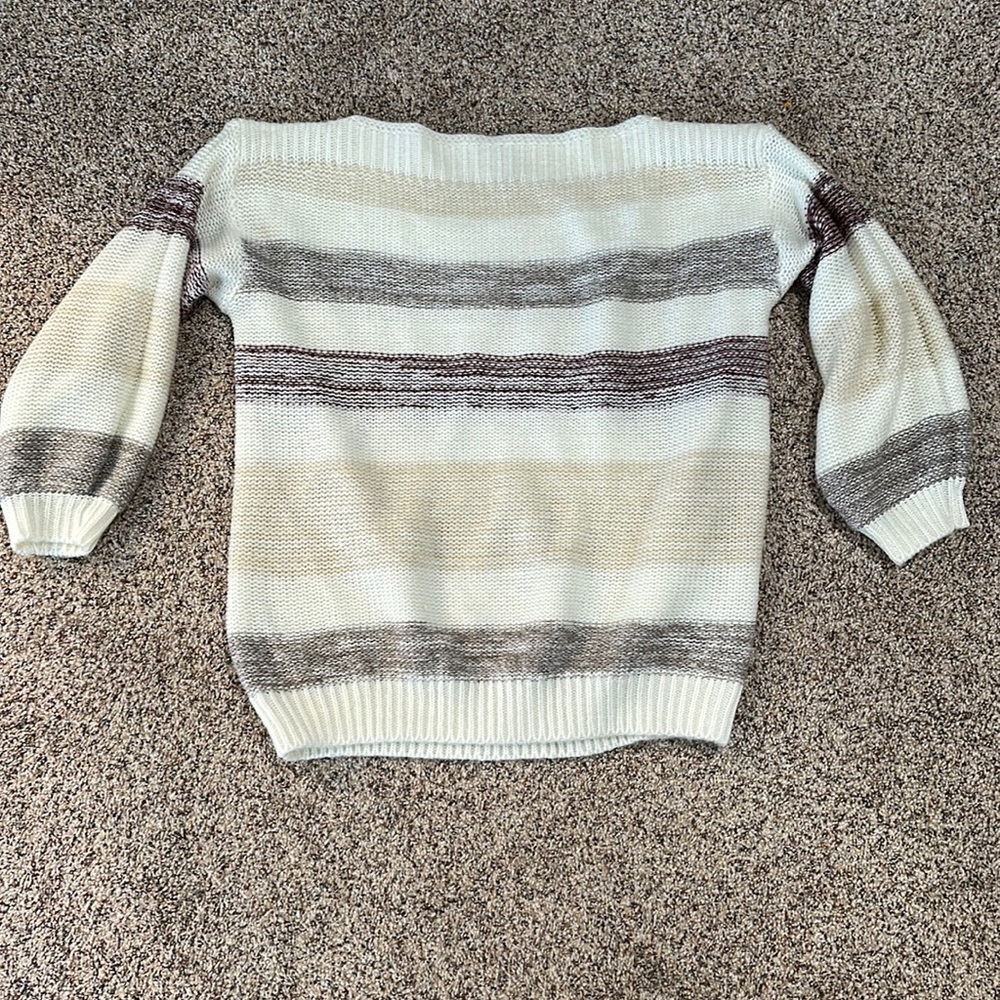 Metro multicolored sweater size large